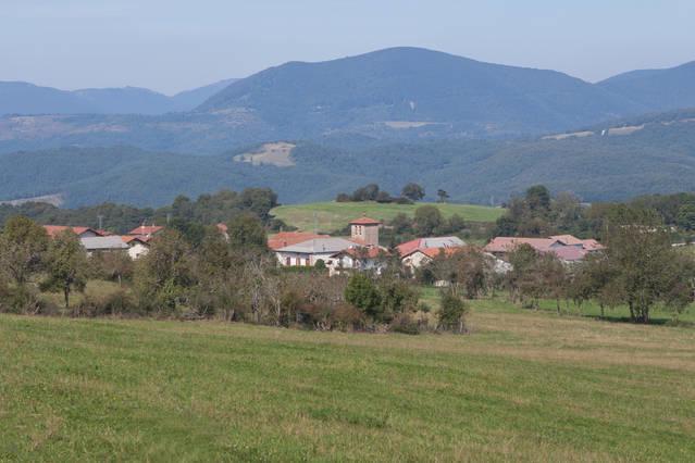 Penzion Ekolanda Esnoz Exteriér fotografie